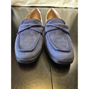 Hush Puppies "Slade" Loafer in Navy Suede (Size 7.5M).